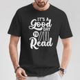 Reading Book Reader Bookworm Librarian Teacher Student Men Women T-Shirt Unique Gifts
