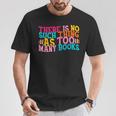 Reading Bookworm Reading Enthusiast Book Lover T-Shirt Unique Gifts