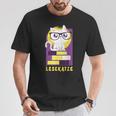 Reading Cat Cat Cat Reading Worm Books Cat Friend Gift For Men Women T-Shirt Unique Gifts