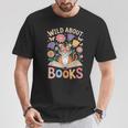 Reading Enthusiast Book Lover Tiger Cute Flowers T-Shirt Unique Gifts Reading Enthusiast Book Lover Tiger Cute Flowers T-Shirt Unique Gifts