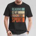 Reading Is My Favorite Sport Reader Book Worm T-Shirt Unique Gifts Reading Is My Favorite Sport Reader Book Worm T-Shirt Unique Gifts