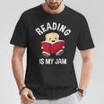 Reading Is My Jam Pun Book Lover & Reading T-Shirt Unique Gifts Reading Is My Jam Pun Book Lover & Reading T-Shirt Unique Gifts