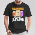 READING IS MY JAM Shirt I Love To Read Books T-Shirt Unique Gifts