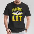 Reading Is Lit Bookworm Book Reading T-Shirt Unique Gifts Reading Is Lit Bookworm Book Reading T-Shirt Unique Gifts