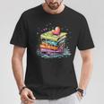 Reading Watercolor Books Love Books Girls T-Shirt Unique Gifts