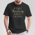 Reading Workout Shirt Gym Fitness Tee Book Lovers T-Shirt Unique Gifts