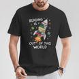 Reading Is Out Of This World Book Rocket Space Teacher T-Shirt Unique Gifts