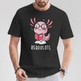 Readolotl Cute Axolotl Book Lover T-Shirt Unique Gifts
