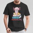 Readolotl Cute Read Axolotl Book Lover Librarian Bookworm T-Shirt Unique Gifts