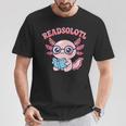 Readsolotl Axolotl Reading Book Bookworm Bookish Girls Kids T-Shirt Unique Gifts Readsolotl Axolotl Reading Book Bookworm Bookish Girls Kids T-Shirt Unique Gifts
