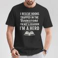 I Rescue Books Trapped In The Bookstore I’m Not A Hoarder T-Shirt Unique Gifts