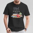 Retired But Forever A Teacher At Heart Vintage Books & Apple T-Shirt Unique Gifts Retired But Forever A Teacher At Heart Vintage Books & Apple T-Shirt Unique Gifts