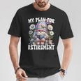 Retired Teacher Gnome Reading A Book Retirement Plan T-Shirt Unique Gifts Retired Teacher Gnome Reading A Book Retirement Plan T-Shirt Unique Gifts