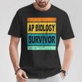 Retro AP Biology Shirt AP Biology Survivor Prep Book Study T-Shirt Unique Gifts