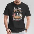 Retro Salem Book Club Bookish Witchy Spooky Halloween T-Shirt Unique Gifts