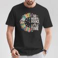 Retro So Many Books Little Time Book Clock Reading T-Shirt Unique Gifts