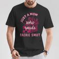 Romantasy Merch Just A Mom Reads Fairy Smut Spicy Book Lover T-Shirt Unique Gifts