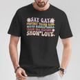 Say Gay Protect Trans Kids Read Banned Books LGBT Groovy T-Shirt Unique Gifts