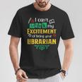 School Librarian Assistant Mask Book Reading Library T-Shirt Unique Gifts