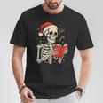 Skeleton Reading Book Christmas Teacher Librarian Book Lover T-Shirt Unique Gifts Skeleton Reading Book Christmas Teacher Librarian Book Lover T-Shirt Unique Gifts