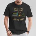 Sorry I Can’t I Have Plans With My Book Books Reading T-Shirt Unique Gifts