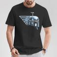 Star Wars The Book Of Boba Fett Chrome Helmet Logo T-Shirt Unique Gifts