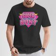 Super Aunt Superhero Grandmother Comic Book Matching T-Shirt Unique Gifts