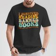 I Survived Reading Banned Books Book Lover Bookaholic T-Shirt Unique Gifts I Survived Reading Banned Books Book Lover Bookaholic T-Shirt Unique Gifts