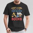 Tap Dancer Girl Who Loves Tap Dance & Books T-Shirt Unique Gifts