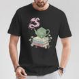 Teapot Dragon Books RPG Cozy Gamer Fantasy Tea Lover T-Shirt Unique Gifts
