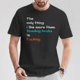The Only Thing I Like More Than Reading Books Is Fucking T-Shirt Unique Gifts The Only Thing I Like More Than Reading Books Is Fucking T-Shirt Unique Gifts