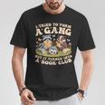 I Tried To Form A Gang But It Turned Into A Book Club Groovy T-Shirt Unique Gifts I Tried To Form A Gang But It Turned Into A Book Club Groovy T-Shirt Unique Gifts