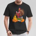 Turkey Reading Books Fall Thanksgiving Teacher Book T-Shirt Unique Gifts Turkey Reading Books Fall Thanksgiving Teacher Book T-Shirt Unique Gifts