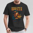Words Turn To Spells Witchy Magic Book Aesthetic T-Shirt Unique Gifts Words Turn To Spells Witchy Magic Book Aesthetic T-Shirt Unique Gifts