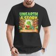 Unearth A Story Dinosaur Summer Reading 2026 Books T-Shirt Unique Gifts Unearth A Story Dinosaur Summer Reading 2026 Books T-Shirt Unique Gifts