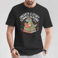 Unearth A Story Summer Reading 2026 Dinosaur Books T-Shirt Unique Gifts