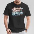United States Of Reading Patriotic Book Lover T-Shirt Unique Gifts