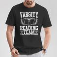 Varsity Reading Team Bookworm Book Lover Reader T-Shirt Unique Gifts