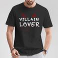 Villain For Book Lovers Reading Clothing Girls Pajamas T-Shirt Unique Gifts