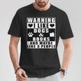 Warning I Like Dogs And Books And Maybe Like 3 People T-Shirt Unique Gifts