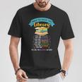 When You Enter This Library Book Reading Lover Reader T-Shirt Unique Gifts