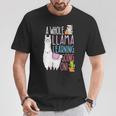 A Whole Llama Learning Going On Book Reading School Llama T-Shirt Unique Gifts A Whole Llama Learning Going On Book Reading School Llama T-Shirt Unique Gifts