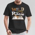 Wild About Reading Animals And Book Lovers Teacher Kids T-Shirt Unique Gifts