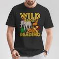 Wild About Reading Back To School Teacher Books Read T-Shirt Unique Gifts