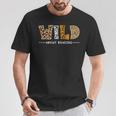 Wild About Reading Books Lovers Library Day English Teacher T-Shirt Unique Gifts