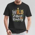 Wild About Reading Books Reader Lover Librarian Bookworm T-Shirt Unique Gifts