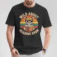 Wild About Reading Bruh Cool Leopard Animal Cheetah Book T-Shirt Unique Gifts