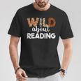 Wild About Reading Teacher Reading Books Back To School T-Shirt Unique Gifts