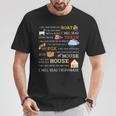 I Will Read Books On a Boat & Everywhere Reading T-Shirt Unique Gifts