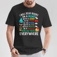 I Will Read Books On A Boat & Everywhere T-Shirt Unique Gifts I Will Read Books On A Boat & Everywhere T-Shirt Unique Gifts